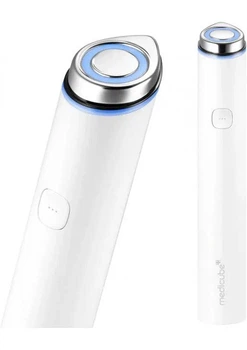 Портативное Мини-устройство для домашнего ухода за кожей Medicube AGE-R Booster Pro Mini Белый с LED-терапией и микротоками обеспечивает интенсивное увлажнение питание и восстановление кожи