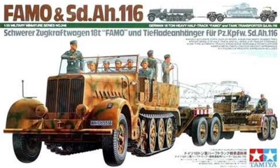 Збірна модель 1/35 Тягач із причепом FAMO & Sd. Ah. 116 Tamiya 35246