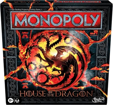 Монополія Дім Драконів англійською мовою Monopoly House of the Dragon Hasbro