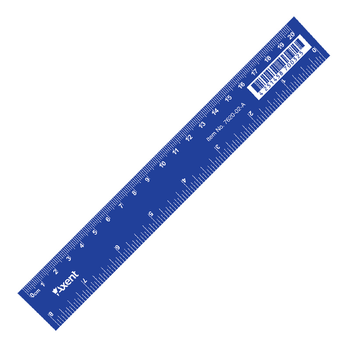 Лінійка пластикова Axent 7620-02-A, 20 см, синя 4251458700325