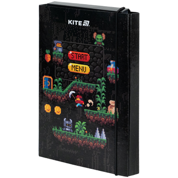 Папка для зошитів на гумці B5 Kite Pixel Game K25-210-2, картон