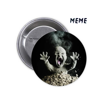 Значок meme мем #02 Cropped Ash Baby про малюків попелу
