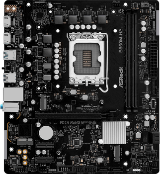 Материнская плата ASRock B860M-H2 (LGA1851, B860, PCI-Ex16) (90-MXBS00-A0UAYZ)