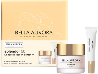 Набір для догляду за обличчям Bella Aurora Splendor 50 Денний крем 50 мл + Крем для шкіри навколо очей 15 мл (8413400019664)