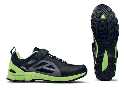 Туфлі велосипедні Northwave ESCAPE EVO M 45 (12.0US) Black/green (80173010) O