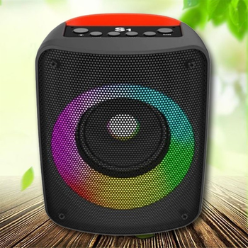 Портативная беспроводная блютуз колонка Bluetooth JBK с LED подсветкой