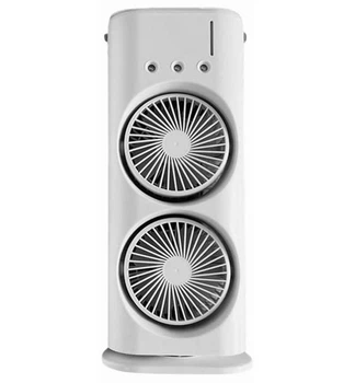 Вентилятор настольный двойной с охлаждением Double-ended Spray Fan LED подсветка Пульт ДУ (2104618502)