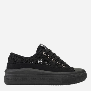 Trampki damskie koronkowe do kostki Lee Cooper LCW-23-44-1618L 37 24.1 cm Czarne