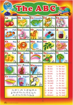 Плакат Алфавит Англійська мова 4820068280413