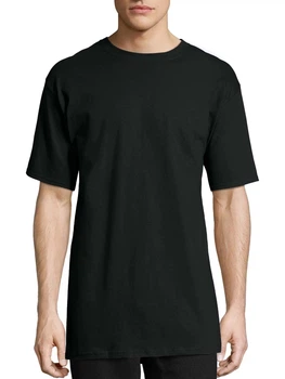 Футболка без написів із щільної бавовни Hanes Beefy Heavyweight Short Sleeve T-Shirt Color: Black (O5180) M
