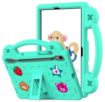 Детский чехол Junior Case Tablet на Samsung Galaxy Tab S9 Plus (12.4") / бирюзовый