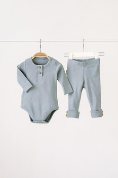 Дитячий комплект (боді+штани) MagBaby Natural 68 см М'ятний