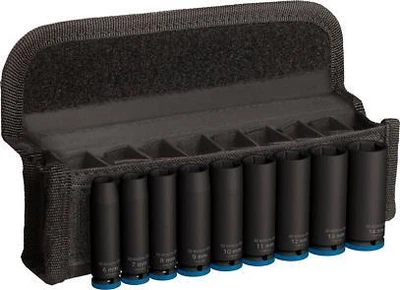 Набор ударных торцевых головок Bosch PRO Impact Deep, 1/4", 9 шт (2608003035)