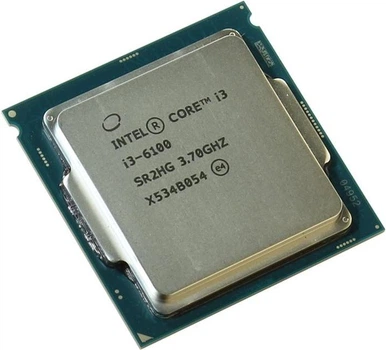 Процессор Intel Core i3-6100 | 3.7 GHz | 2яд. 4пот. | S1151 | SR2HG LGA1151 - Б/В