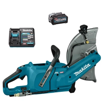 Акумуляторний різчик Makita XGT 40 V Max 305 мм CE004GZ із 1 акб 40V 4.0Аh та з/п DC40RA (SET-CE004GZ-XGTOPE)