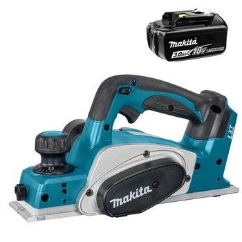 Аккумуляторный рубанок Makita DKP180Z с 1 акб 18V 3.0Ah (SET-DKP180Z-0425)