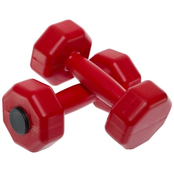 Гантели для фитнеса пластиковые Champion TA-9820-1 Красный