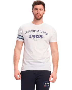 Футболка мужская Lee Cooper 10196364.101 XXL белая (4894534349287)