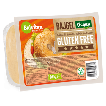 Булочки без глютена круглые Бейгл с семенами кунжута Balviten 170 г