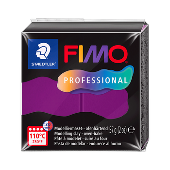 Полимерная глина Fimo Professional, 57 г., Фиолетовая (8040-61)