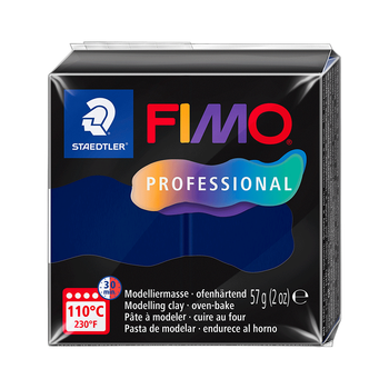 Полимерная глина Fimo Professional, 57 г., Темная синяя (8040-34)