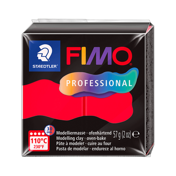 Полімерна глина Fimo Professional, 57 р. Червона (8040-200)