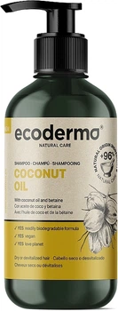 Шампунь з маслами кокоса та ши - Ecoderma Coconut Oil Shampoo 500ml (1450562-27573959)