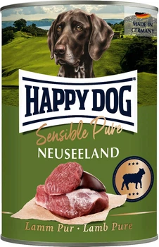Влажный корм для взрослых собак всех пород Happy Dog Sensible Pure с ягненком 800 г (61078 / 4001967155921)