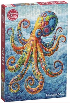Пазли CherryPazzi Різнокольоровий восьминіг, 500 елементів, 34.5x50 см, 20234