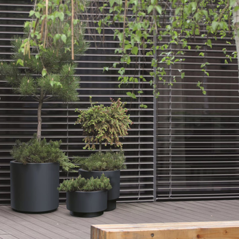 Садовий горщик Prosperplast Heos Антрацит (DLHEN470-S433)