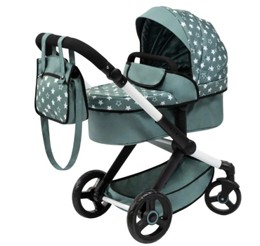 Wózek dla lalek Bayer Design Xeo 2 w 1 Zielony (4003336170580)