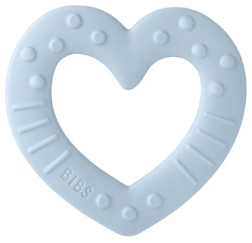 Гризунець-прорізувач BIBS Baby Bitie Heart Baby Blue