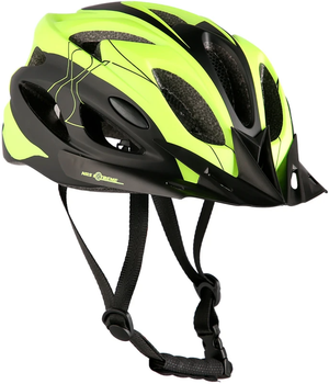 Kask Nils Extreme MTW291 L 55-61 cm Czarno-żółty (16-70-123) (5907695502572)