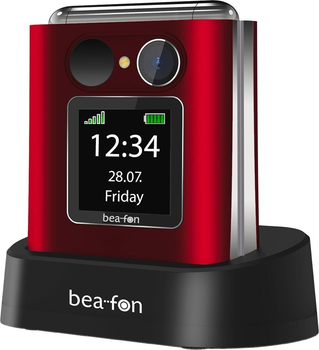 Мобільний телефон Beafon Fold 10 LTE Red-Silver (Fold10LTE_EU001R)