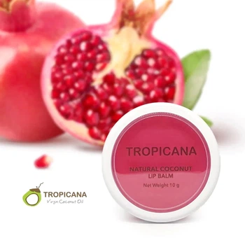 Бальзам для губ Tropicana з кокосовим маслом і гранатом 10 гр