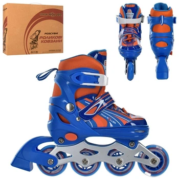 Ролики Profi Roller A 4146-S-BL, размер 31-34 синий