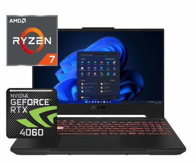 Ноутбук (2024) геймерский ASUS TUF Gaming A15 Ryzen 7 7435HS / 32GB / 1TB+1TB / RTX4060 / 15,6" 144Hz