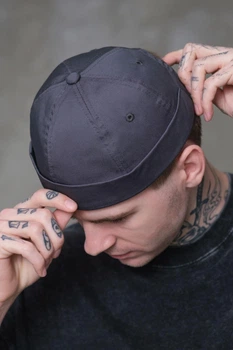 Чоловіча Кепка Докер Without Monarch OneSize Dark Gray 505471309
