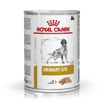 Консервированный корм Royal Canin Veterinary Urinary S/O для собак при мочекаменной болезни паштет 410г