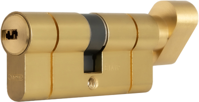 Цилиндр ABUS KD6PS MM Z35/K35 5К ключ-вороток 35/35 Матовая латунь