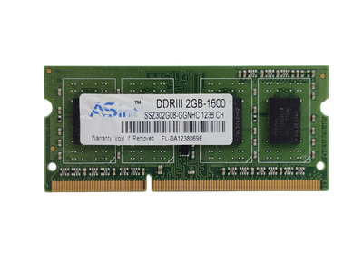Оперативная память для ноутбука SODIMM ASint DDR3 2Gb 1600MHz PC3-12800S (SSZ302G08-GGNHC) 10577 Б/У