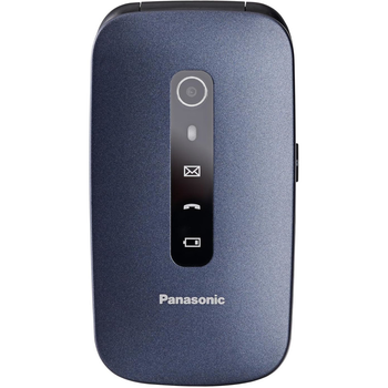 Мобильный телефон PANASONIC раскладушка 2.8" 1.2МП 1400мАч Blue (KX-TU550EXC)