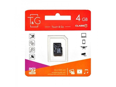 Карта пам'яті T&G 4 GB microSDHC Class 10 (TG-4GBSDCL10-00)