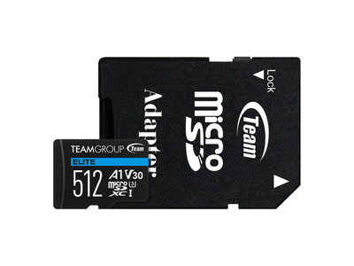 Карта пам'яті Team 512 GB microSDXC UHS-I (U3) V30 A1 Elite + SD-адаптер TEAUSDX512GIV30A103