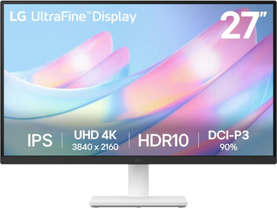 Монітор LG 27US500-W