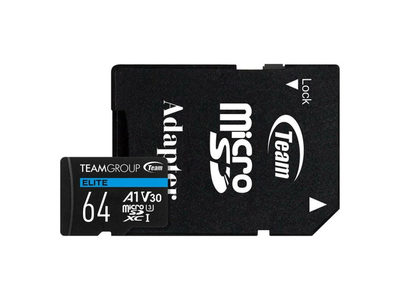 Карта пам'яті Team 64GB MicroSDHC UHS-I Class 10 Black (TEAUSDX64GIV30A103)
