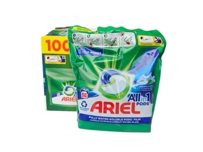 Капсулі для прання 3-х компонентні Ariel Mountain spring 50 шт (8001090830234)