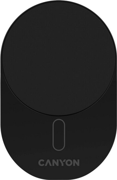 Автомобільний зарядний пристрій Canyon OnGrip 105 15W Qi2 Wireless Black (CNS-CCH105B)
