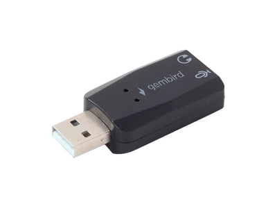 Звукова карта Gembird SC-USB2.0-01 Black