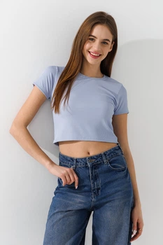 Топ однотонний жіночий 80677 L/XL Бузковий